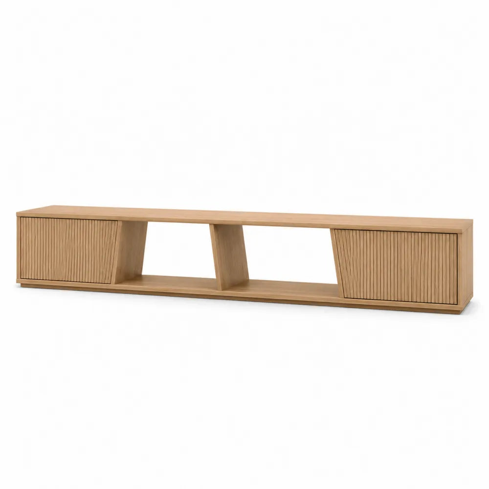 Szafka RTV drewniana dębowa 200x40x30 cm