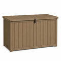 Skrzynia ogrodowa polipropylenowa brązowa 120cm x 45cm x 60cm