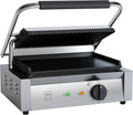 METRO Professional, METRO profesjonalny GPG1202 Plancha, Grill, grill panini i croque- monsieur, 43 x 36 x 20 cm, 2 strefy temperatur, stal nierdzewna, METRO
