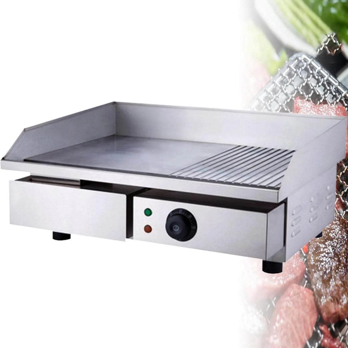 ZhlCrioxenic, Płyta kucharska 818- B, 50 do 300°C, profesjonalny, catering, E-Grill Handlowy 818-B