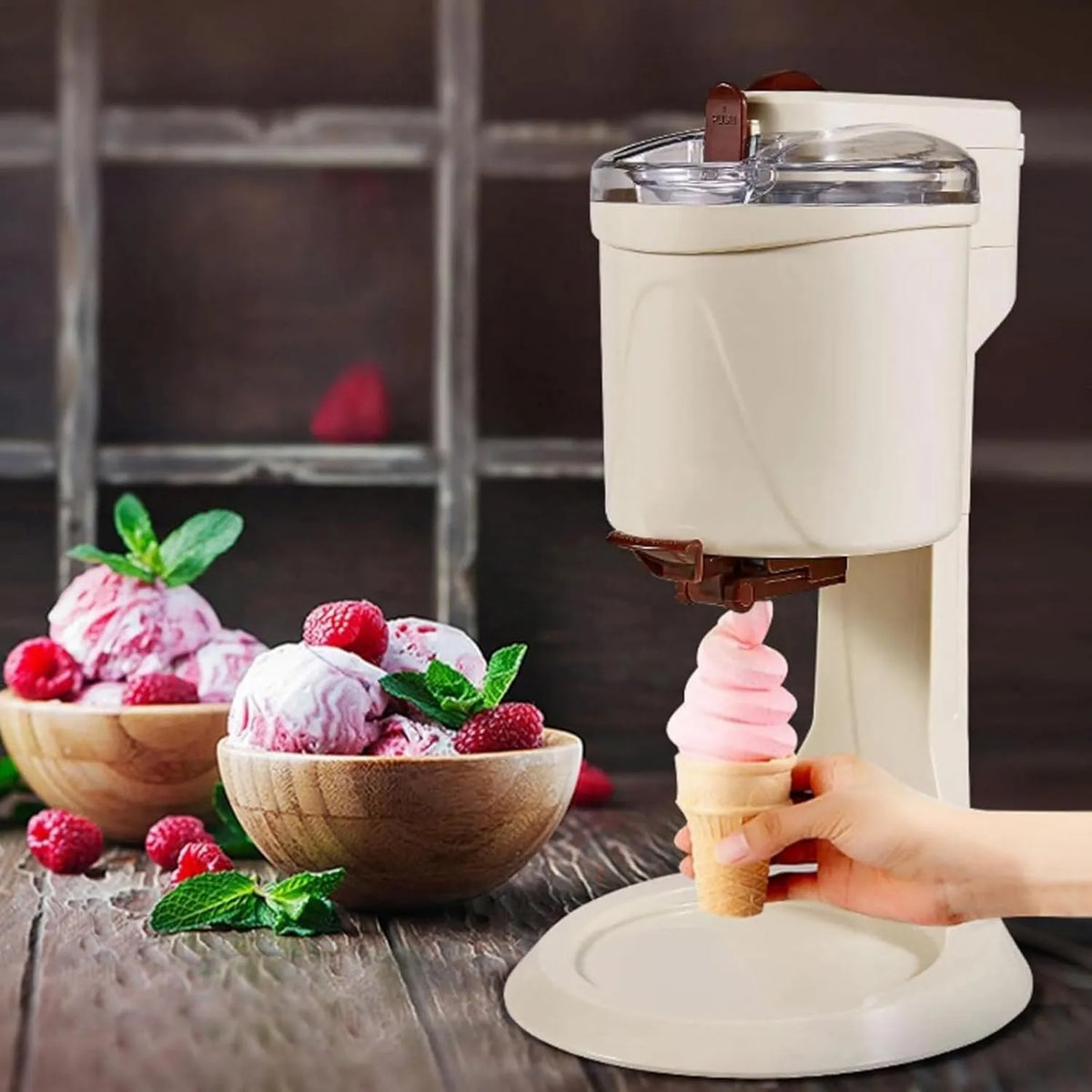 XHEILZOP, kostkarka do lodu, kostkarka do lodu i sorbetu, 1 l, do lodów i jogurtu