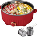 ARTSIM, Fondue, 30 cm, 6 l, IP65, czerwony, dla związków rodzinnych