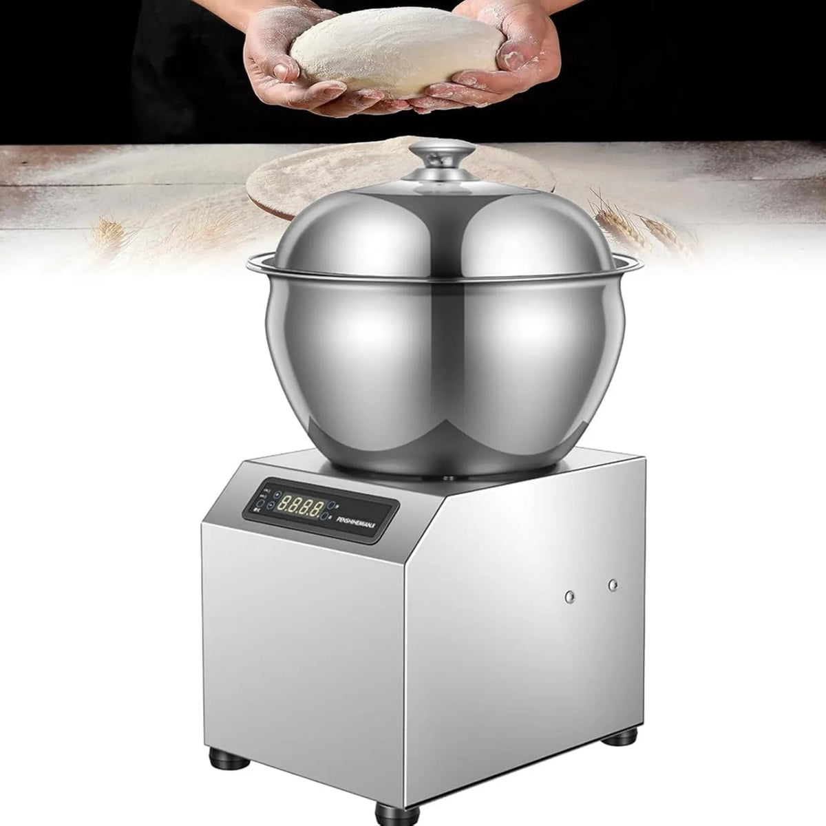 LESBJFDM mikser planetarny, 1800 W / 2200 W Petrorizer, Robot, 1800 W, 2200 W, Profesjonalny, Restauracja, Stal nierdzewna, Restauracje i piekarnie 1800 W/2200 W