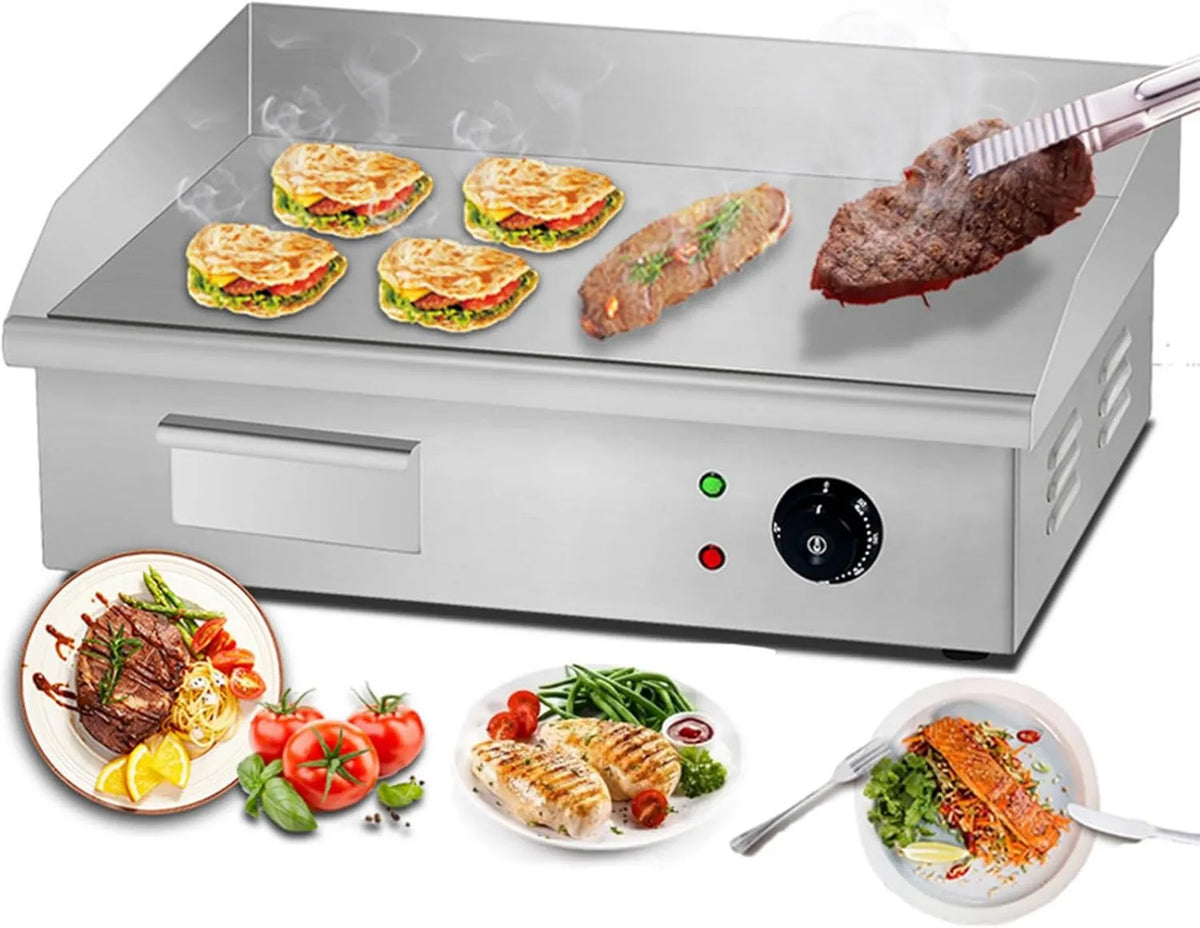 WhFKLca, Płyta ze szkła ceramicznego, 550 × 425 × 225 mm, 3000 W, 50 do 300°C, profesjonalny, wyjmowany, elektryczny stół do gotowania, Płyta grzewcza do licznika