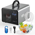 VEVOR oczyszczacz powietrza, Oczyszczarka powietrza, dotyk, licznik czasu, wyświetlacz LCD, generator ozonu 36000 mg / h, 15 s i rozrusznik czasu, do 300 m²