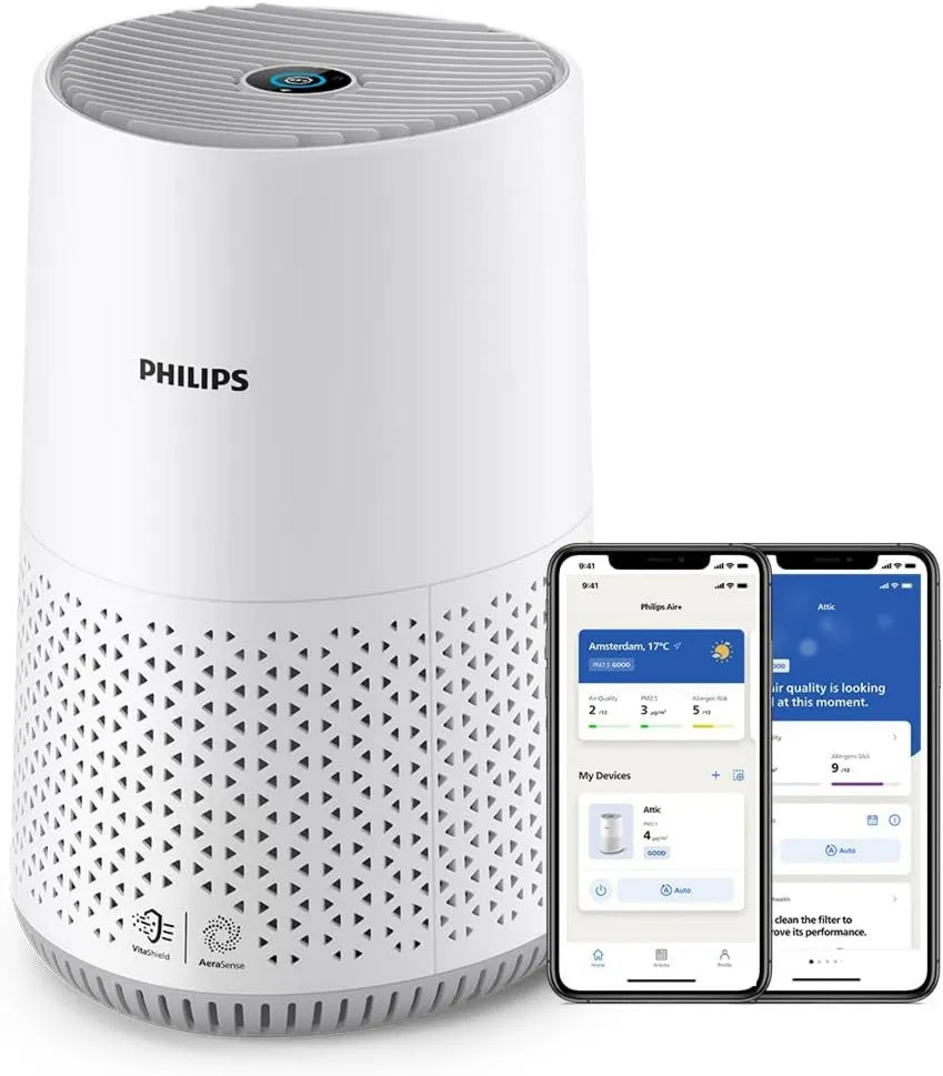 Philips AC0651/10 oczyszczacz powietrza, 44 m², 170 m³/h, filtr HEPA, Oczyszczacz Powietrza Serii 600, sterowanie aplikacją