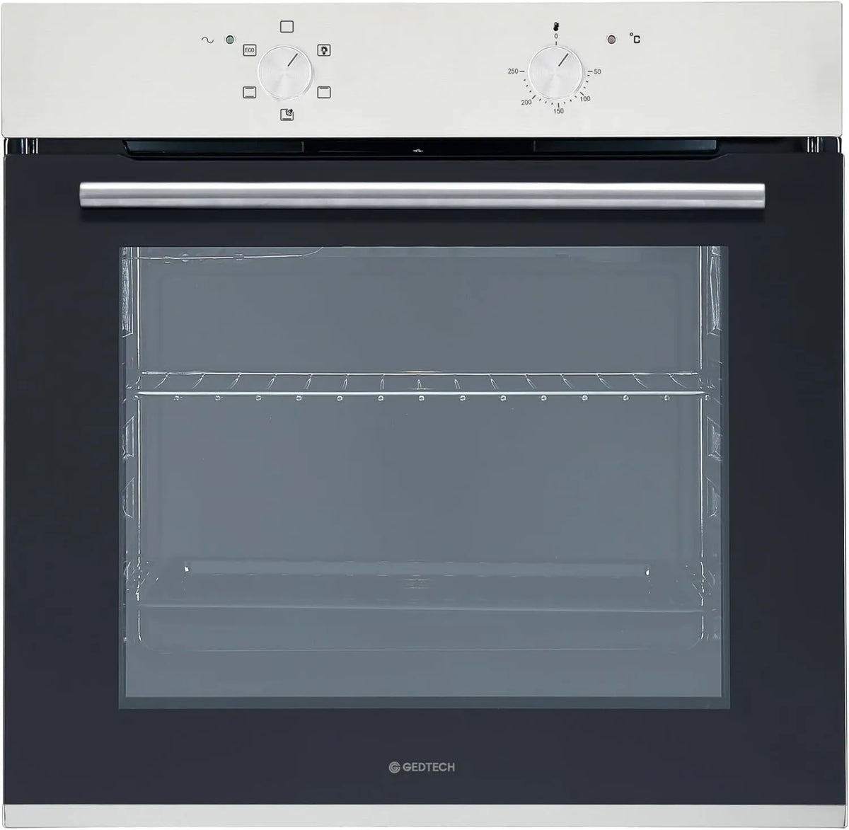 GEDTECH piekarnik do zabudowy, Piec elektryczny GFO76IX, 76 l, wbudowany, grill, para, stal nierdzewna