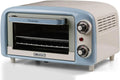 Ariete mini piekarnik, Piec elektryczny, 10 l, 800 W, licznik, grill, stal nierdzewna, niebieski, temperatura do 230 °, zegar 60 minut