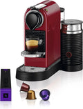 Krups XN7615 ekspres do kawy, 1260 W, 19 bar, Nespresso Citiz&Milk ekspres do kawy na kapsułki, pojemność zbiornika na wodę 1 l, kolor czerwony