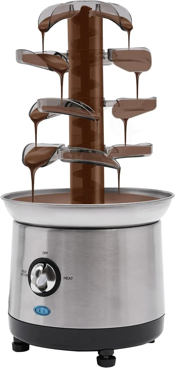 Wulimasun, Fondue, 1, 2 l, dla czekolady, czekoladowa fontanna Poziom 4