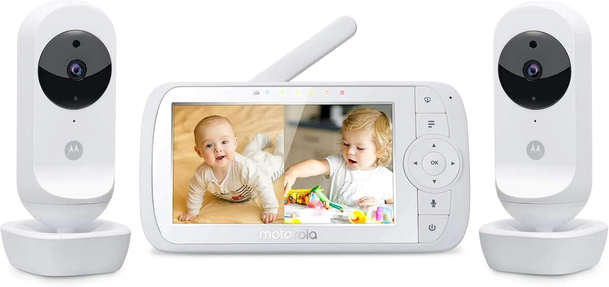 Motorola Nursery, Monitor, Motorola VM35-2, 2 strefy temperatur, biały, Widok na ekran 5