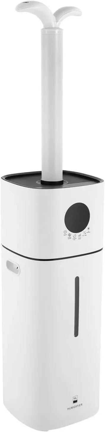PromiseFly, Oczyszczacz powietrza, 16 l, 56 W, licznik, tłumik, 16 l Superior Napełniacz, Dioda LED i licznik, 600 ml / h