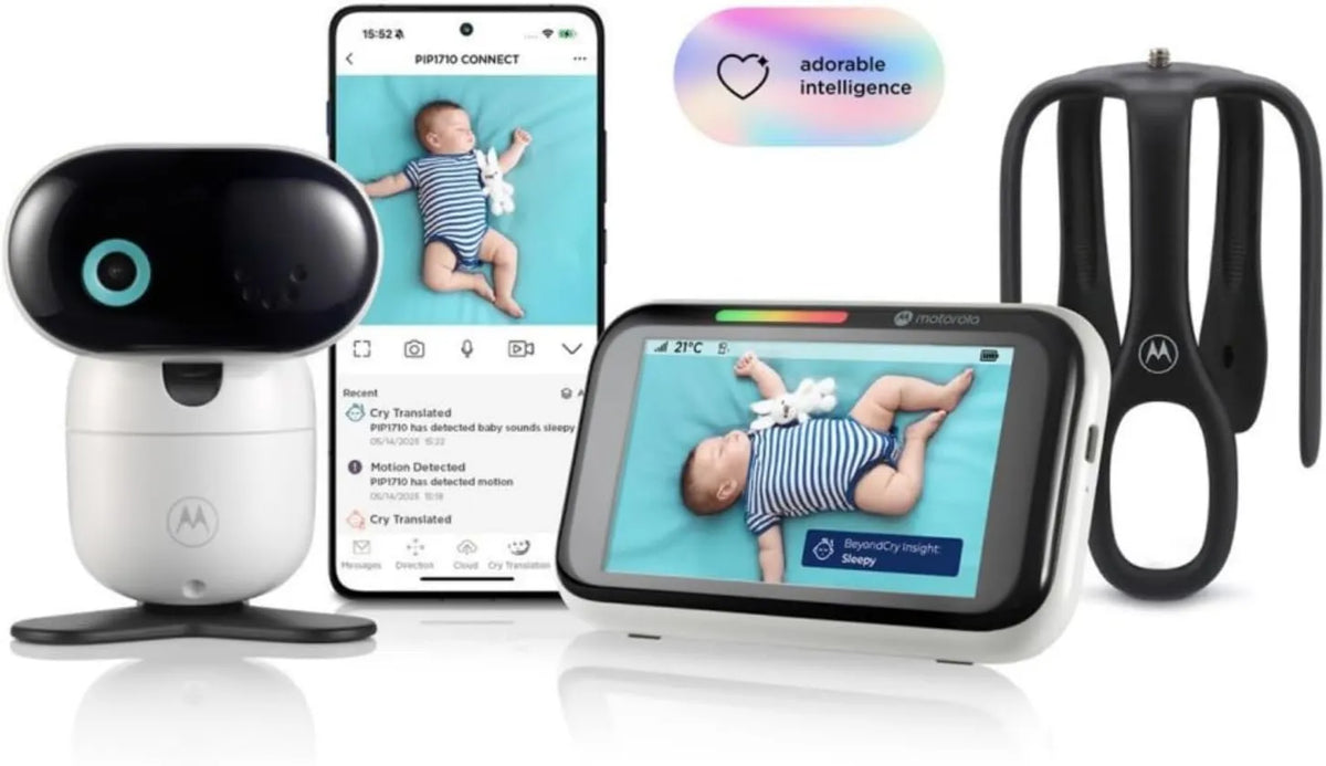 Motorola Nursery, PIP1710 Babyphone, Kamera, Monitor wideo dla dzieci, dotykowy, WiFi, Motorola