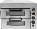 HOMEONENIC piec do pizzy, Elektryczny, 57 x 47, 5 x 44 cm, 3000 W, 50 do 350°C, kompaktowy, profesjonalny