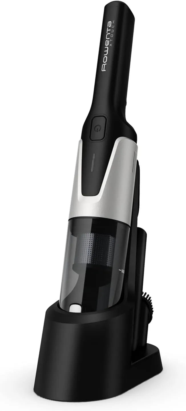 Rowenta AC9739 odkurzacz ręczny, 492 l, 0,6 kg, 0,2 l, sterowanie dotykowe, Odkurzacz ręczny X-Touch, w zestawie mała szczotka i ssawka szczelinowa