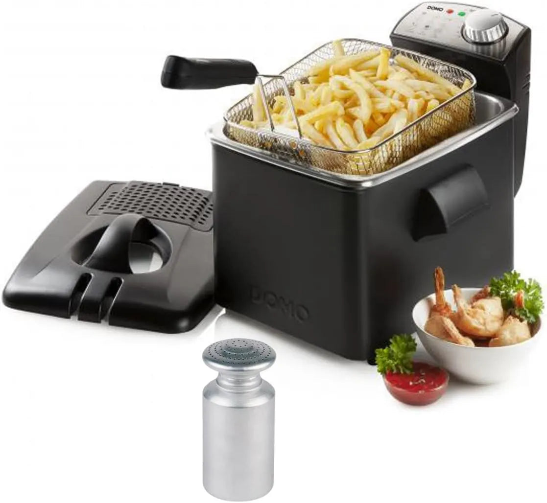 DOMO, W 4 filtr, 4, 5 l, 3200 W, stal nierdzewna, czarny