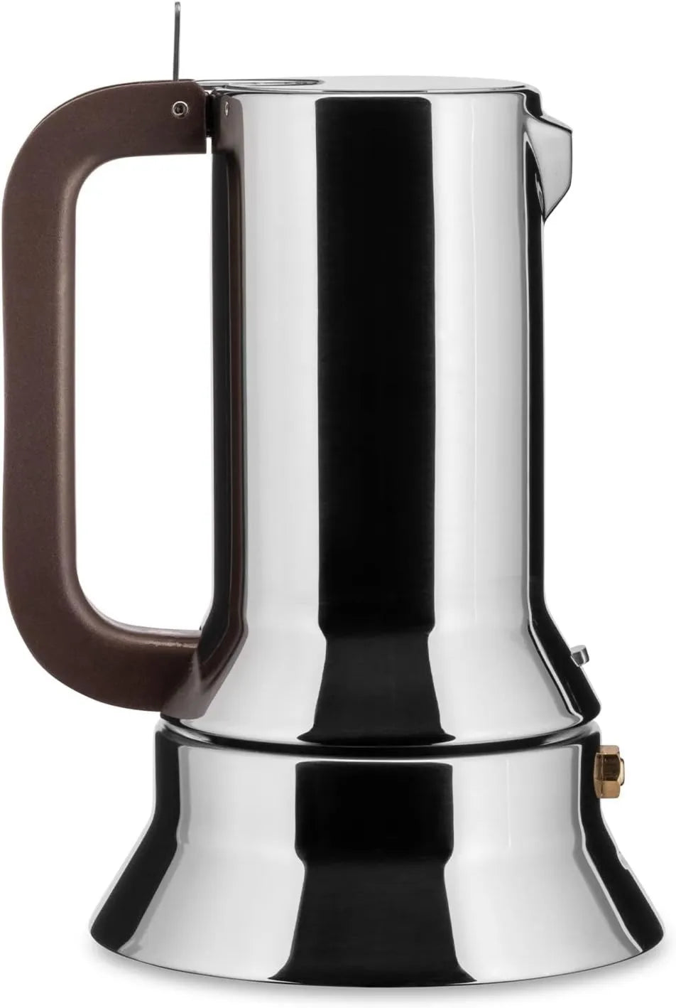 Alessi ekspres ciśnieniowy, 3 filiżanki, 1000 W, stal nierdzewna, 9090/3, designerski ekspres do kawy espresso z płytą kuchenną