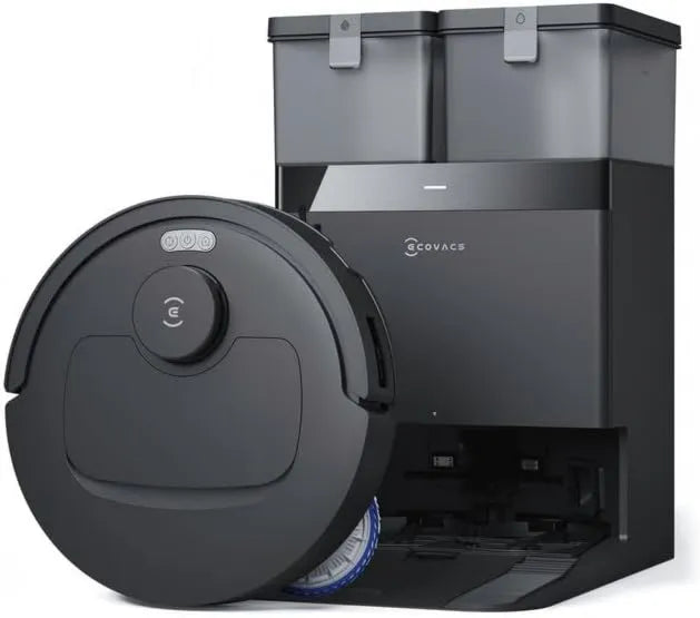 ECOVACS robot sprzątający, Robot odkurzacz 0000Pa, DEEBOT TURBO 2 T30C, czarny, myjnia ciepłej wody 75°C, szczotka ZeroTangle 3, seralar OZMO
