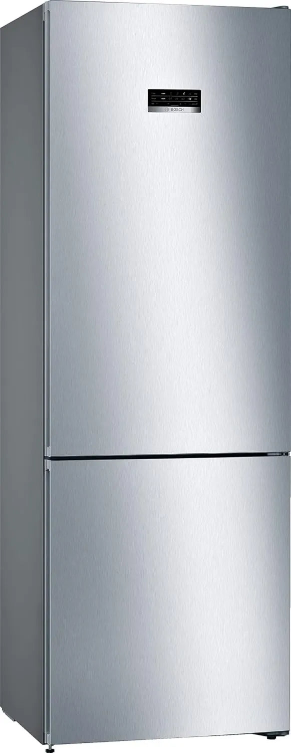 Bosch lodówka do zabudowy, KGN49XLEA Lodówka kombinowana, 438 l, 203 x 70 cm, Mróz nr, Oświetlenie LED, stal nierdzewna, Lodówka z zamrażarką, VitaFresh, Seria 4