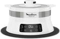 Moulinex VJ504010, 28 cm, funkcja pary, Steam'Up Cuiseur Vapeur parowar z 8 programami, pasuje do wszystkich form czyszczenia potraw