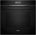 SIEMENS piekarnik do zabudowy, iQ700 HS736 G3B1 Elektryczny piekarnik, 60 cm, 71 l, wbudowany, dotykowy, blokady, para, Dom Connect, czarny, TFT Touchdisplay, 21 Heizarten