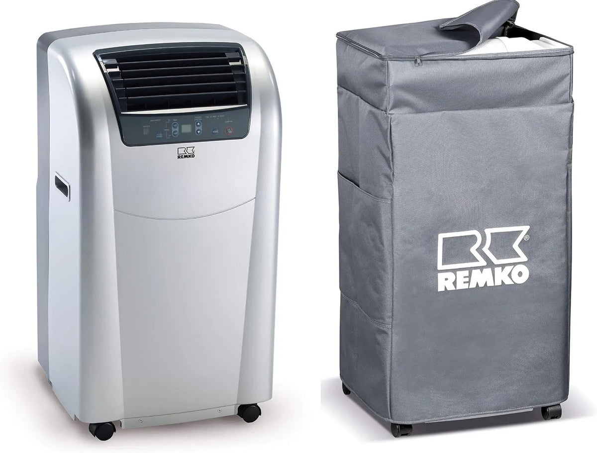 RKL 360 klimatyzator, lokalny klimatyzator w wersji kompaktowej EEK: A, S-Line z pokrowcem ochronnym