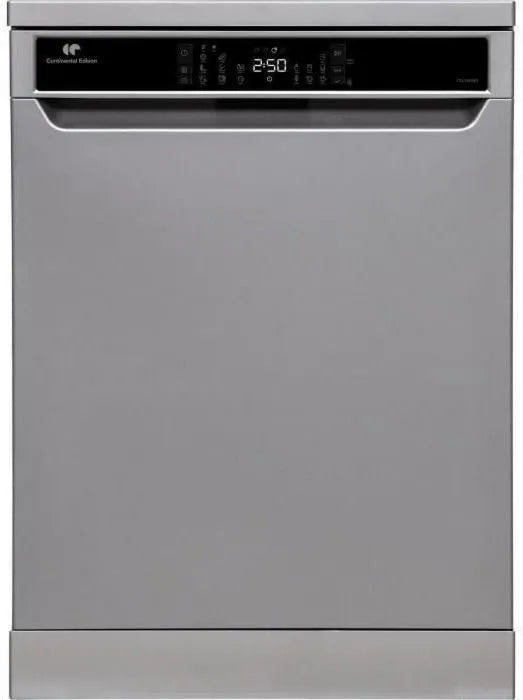 Continental Edison zmywarka, 59, 8 cm, 39 dB, klasa energetyczna D, stojąco-srebrna, 15 sztućców
