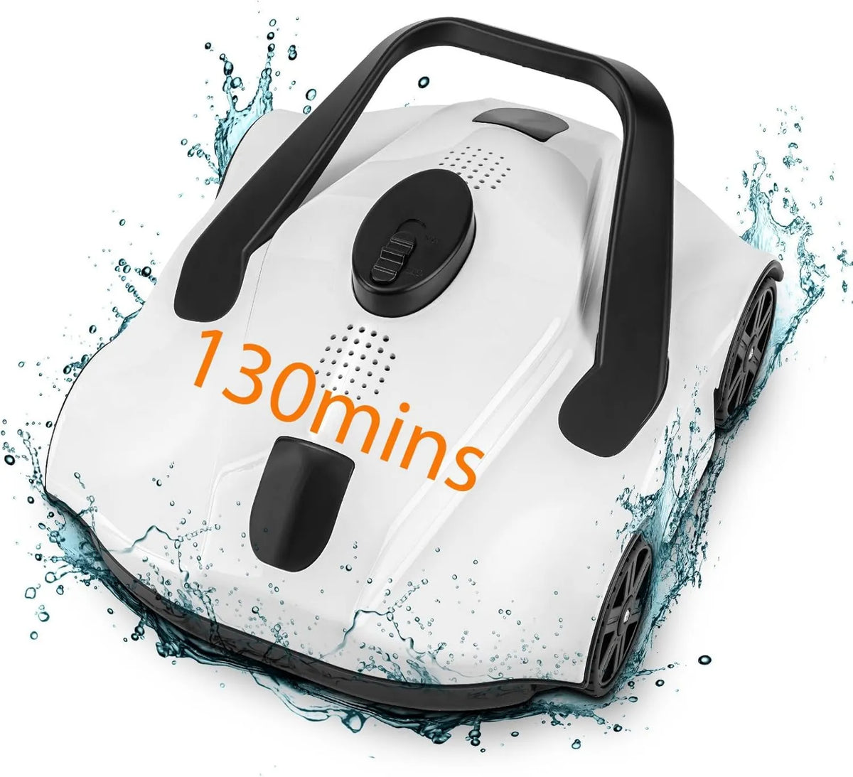 Odkurzacz, 1076 m, 5200 mAh, Odkurzacz basenowy do basenu naziemnego, odkurzacz SYANSPAN nad ziemią, 130 minut robot do basenów
