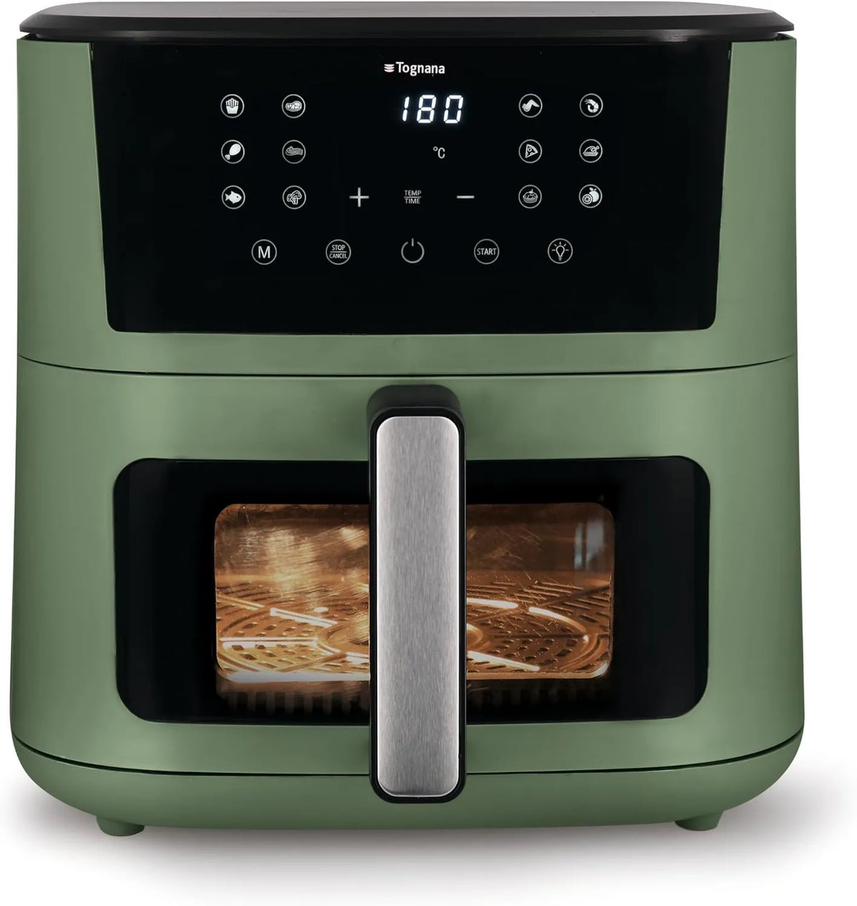 Frytkownica, 2300 W, timer, Tognana Iridea frytkownica powietrzna 10 l, podwójny opór, wyświetlacz cyfrowy