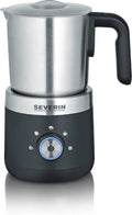 Severin spieniacz do mleka, SM 3588 Moss mleka, 550 W, 5 programów, emulgator mleka, stal nierdzewna / czarna, czarny, 300 ml mchu mlecznego w stali nierdzewnej