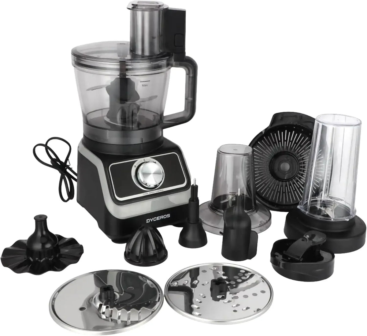 DYCEROS robot kuchenny, 1, 5 l, 1000 W, 2 prędkości + turbo, Bol 1