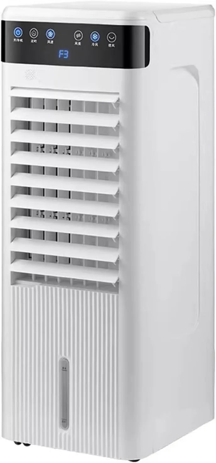JATIBOSH klimatyzator przenośny, Klimatyzator, 46 dB, 12h, przenośny, licznik, 3 prędkości, duży zbiornik