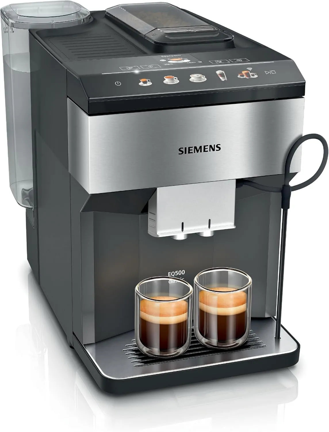 Siemens EQ500 TP516DX3 ekspres do kawy, 373 x 265 x 448, 2 filiżanki, praca automatyczna, W pełni automatyczny ekspres do kawy, spieniacz do mleka