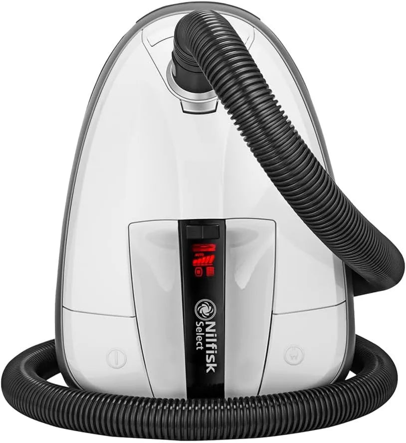Nilfisk odkurzacz tradycyjny, Odkurzacz Wybierz do podłóg i dywanów, 3.1 l, 650 W, biały, ssający aparat elektryczny