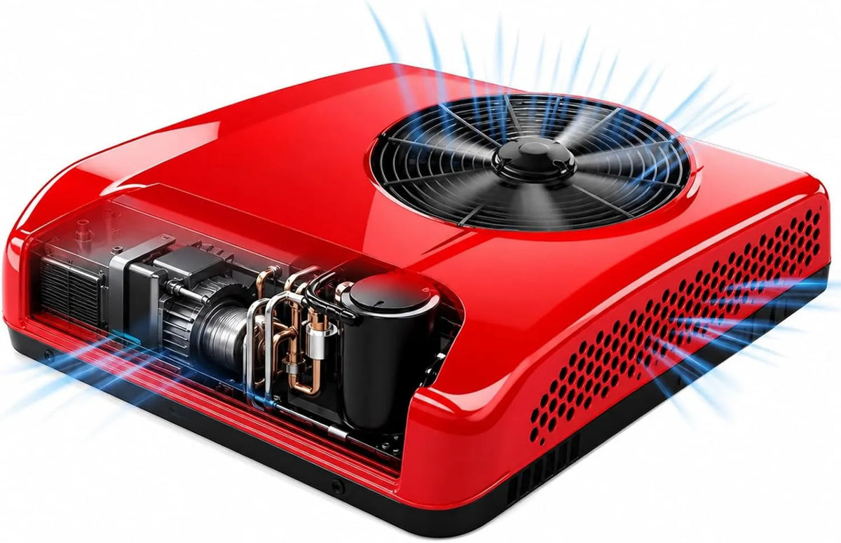 GwlThixion, Klimatyzator 12 V / 24 V Red12 V- Coolingonly, 12 V, kemping, red 12 V/24 V Red12 V-Coolingonly