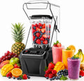 SHUMIAO blender kielichowy, Mikser, 2 l, 2000 W, Profesjonalny, Idealny do kawy i soków, 38, 000 TR / Min, Inteligentny ekran LED