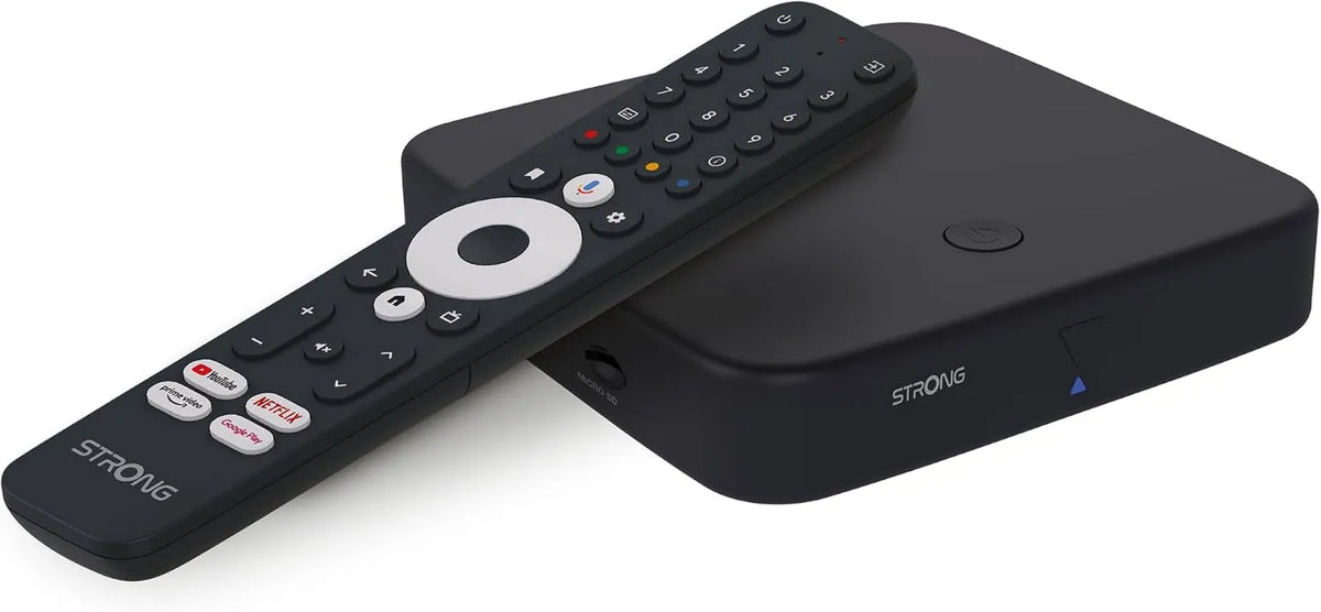 STRONG, Google SRT423 Smart TV, TV, 4K UHD, WiFi, Bluetooth, Android OS, DVB- T2, Youtube, Prime Video, Disney + DVB-T2