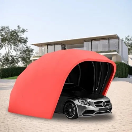 Domek ogrodowy, 5,9 m, 2,7 m, 300 kg, praca automatyczna, Shelter Carport, półautomatyczna markiza z stali nierdzewnej, odporna na każdą pogodę