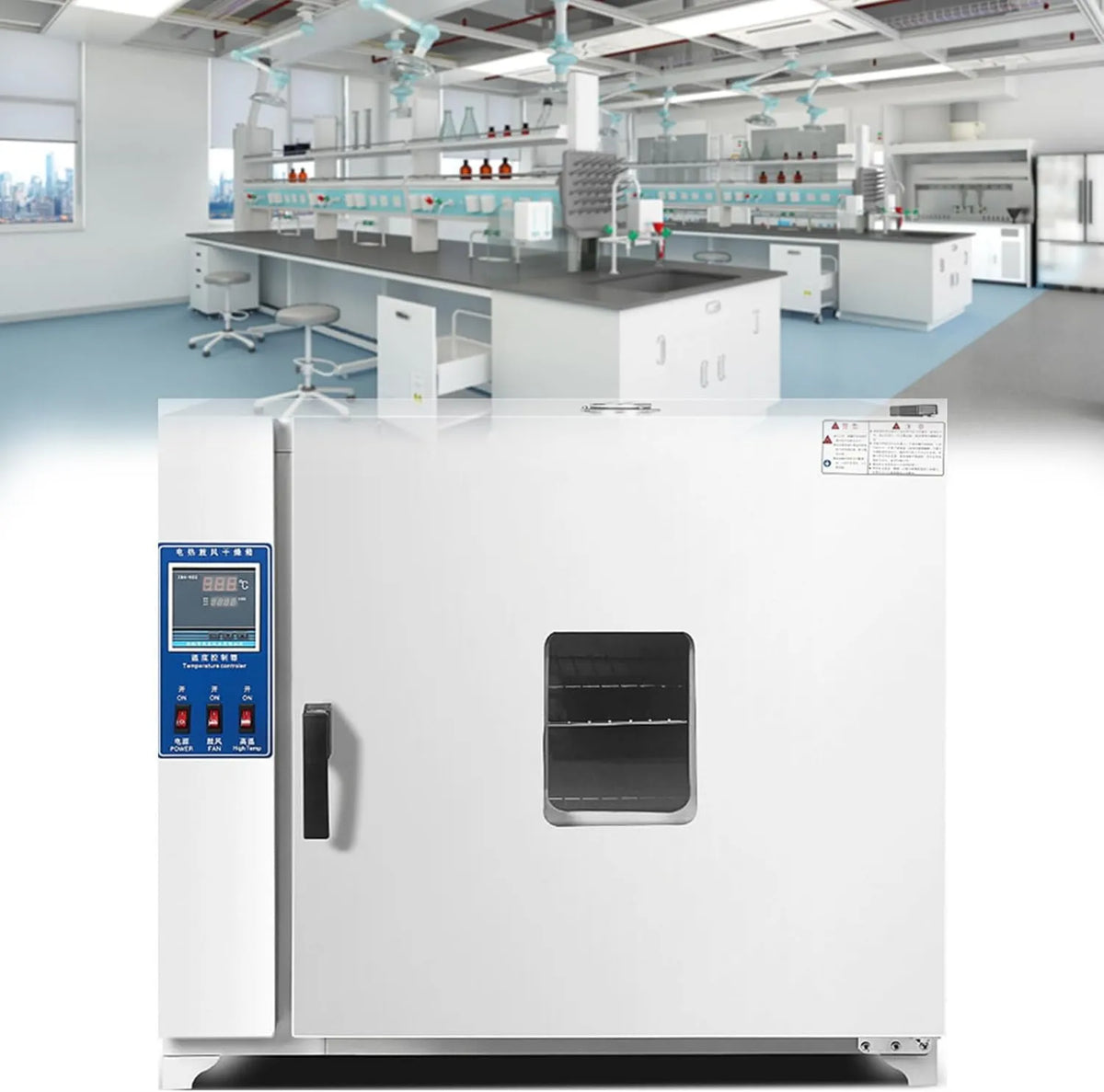 RayGenius, Piec elektryczny 101-0S, 15, 6 l, stal nierdzewna, piec elektryczny z pulsem powietrza, wnętrze stali