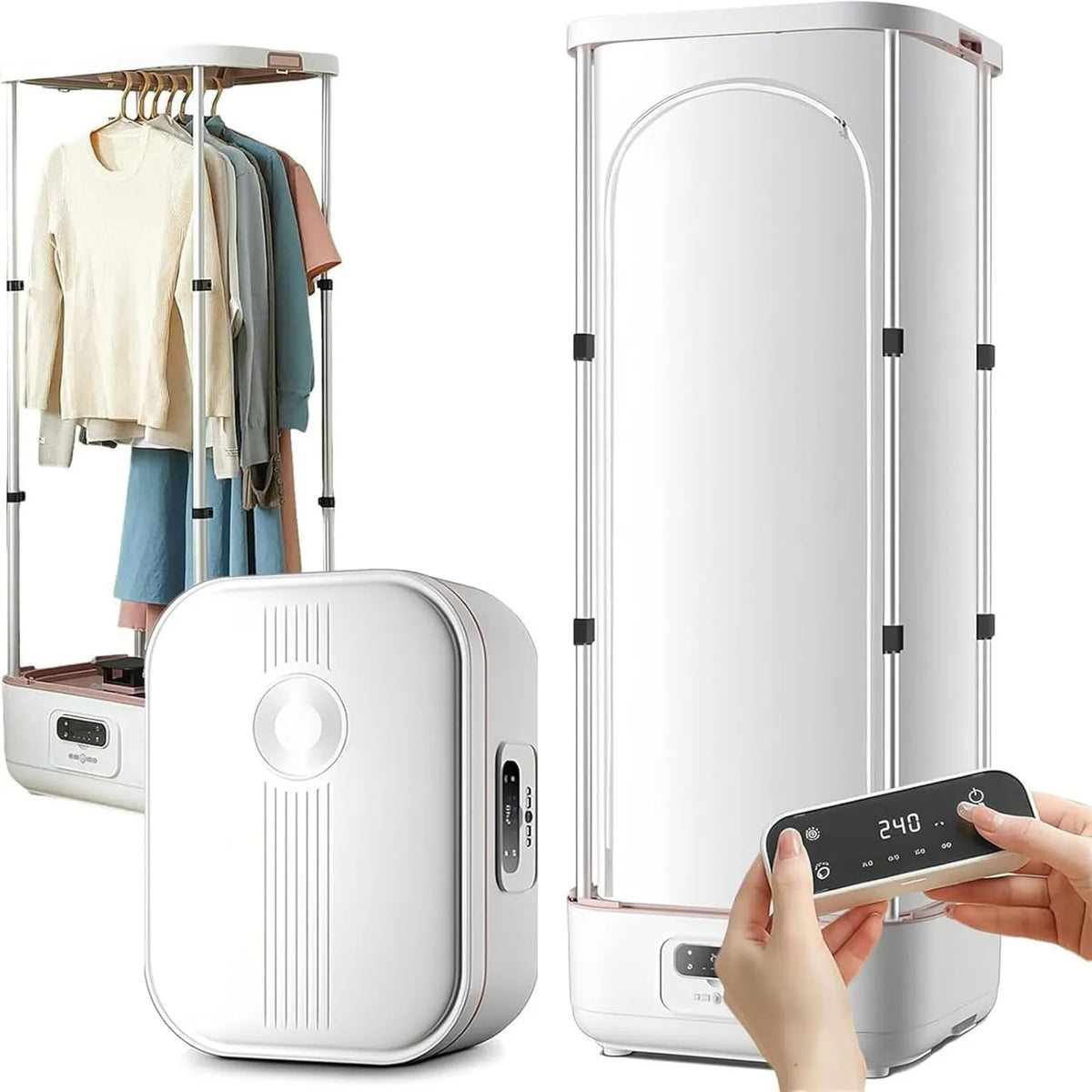 WEICNE parownica do ubrań, Prasowanie, Pilier-Maszyna, Szafa, 900 W, para, Wireless