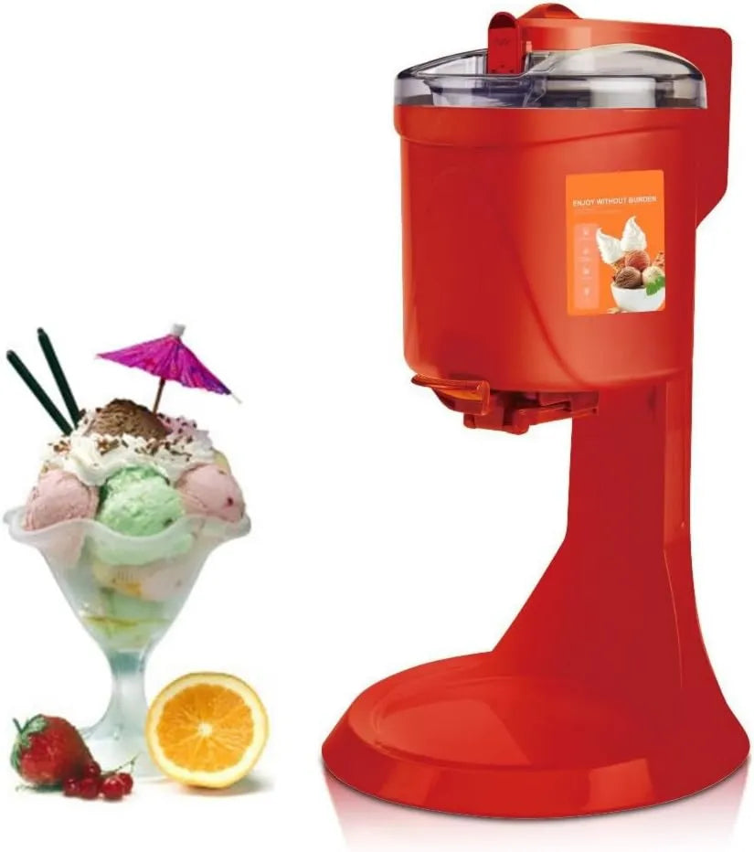 generic, kostkarka do lodu, lodu i sorbetu, 1000 ml, czerwona, dla rodziny