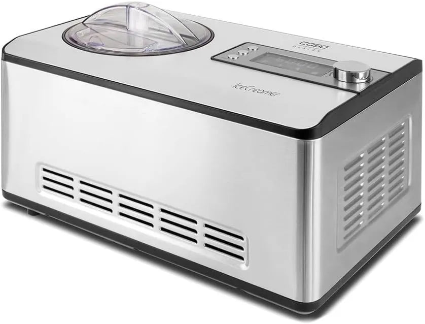 Kostkarka do lodu, 180 W, CASO Ice Creamer, 2 w 1 designerska maszyna do lodów i jogurtów z technologią kompresorową, nie wymaga wstępnego chłodzenia