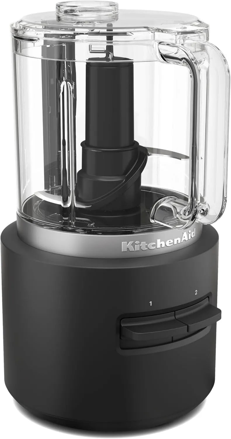 KitchenAid, Bateria, robot, przenośne, 1.18 l, 2 Speedy, bezprzewodowy, czarny, do krojenia lub czyszczenie owoców