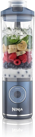 Ninja BC251EUNV blender, 570 ml, 490 ml, zasilanie akumulatorowe, Blast Max Blender przenośny, kubek do blendowania i szczelna pokrywka