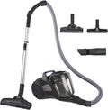 Hoover HP1 HPZ107HM odkurzacz ręczny, 7,5 m, Home Odkurzacz ręczny kompaktowy i mocny bezworkowy, wysoka wydajność, Tech. Cykloniczny, zmywalny filtr