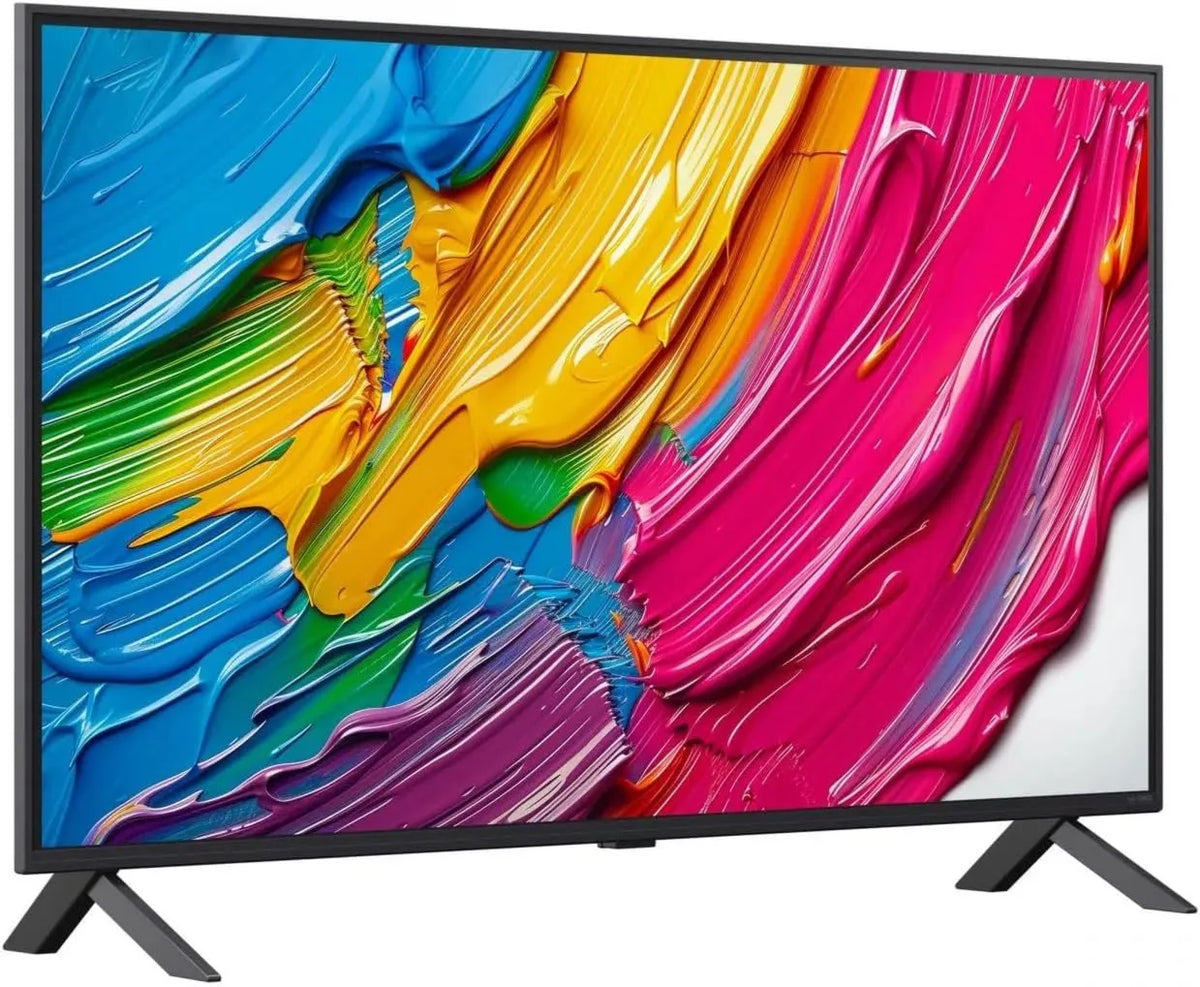 LG telewizor, 43QNED80A6A HEVC, H.265 Smart TV, 43 cali, E- class, TV, 4K UHD, Wi-Fi, DVB- T2, QNED DVB-T2