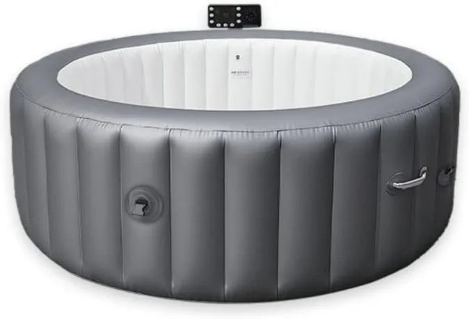 Basen ogrodowy, 20 kg, 27 kg, 33 kg, Nadmuchiwana przenośna wanna z hydromasażem dla 4-6 osób, 180 dysz powietrza