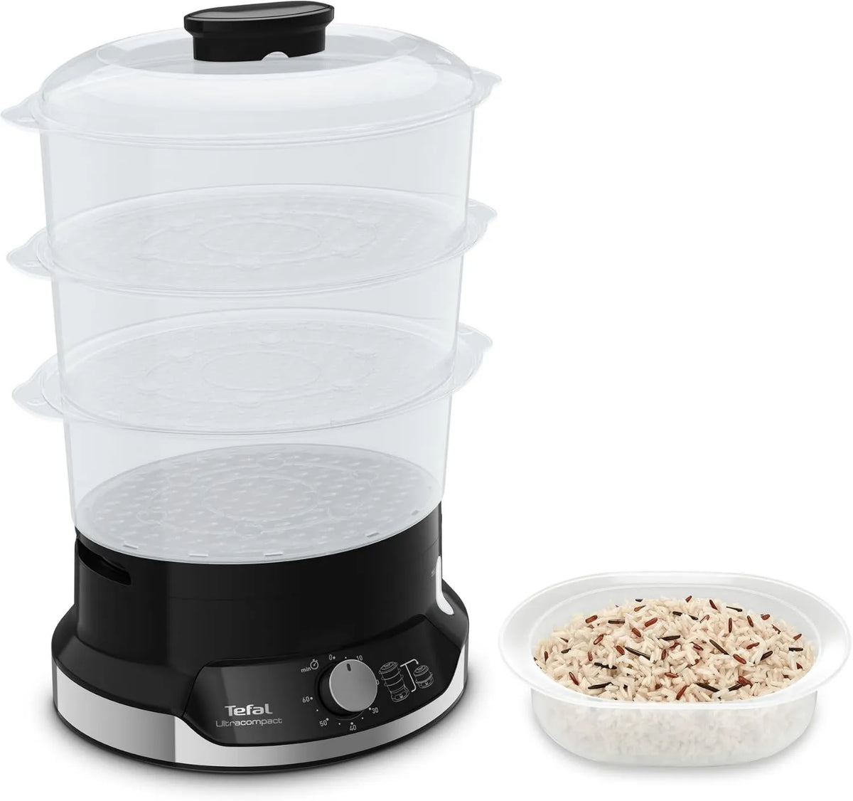Tefal, kuchenka, 9 l, para, Ultracompact, Zdrowe gotowanie