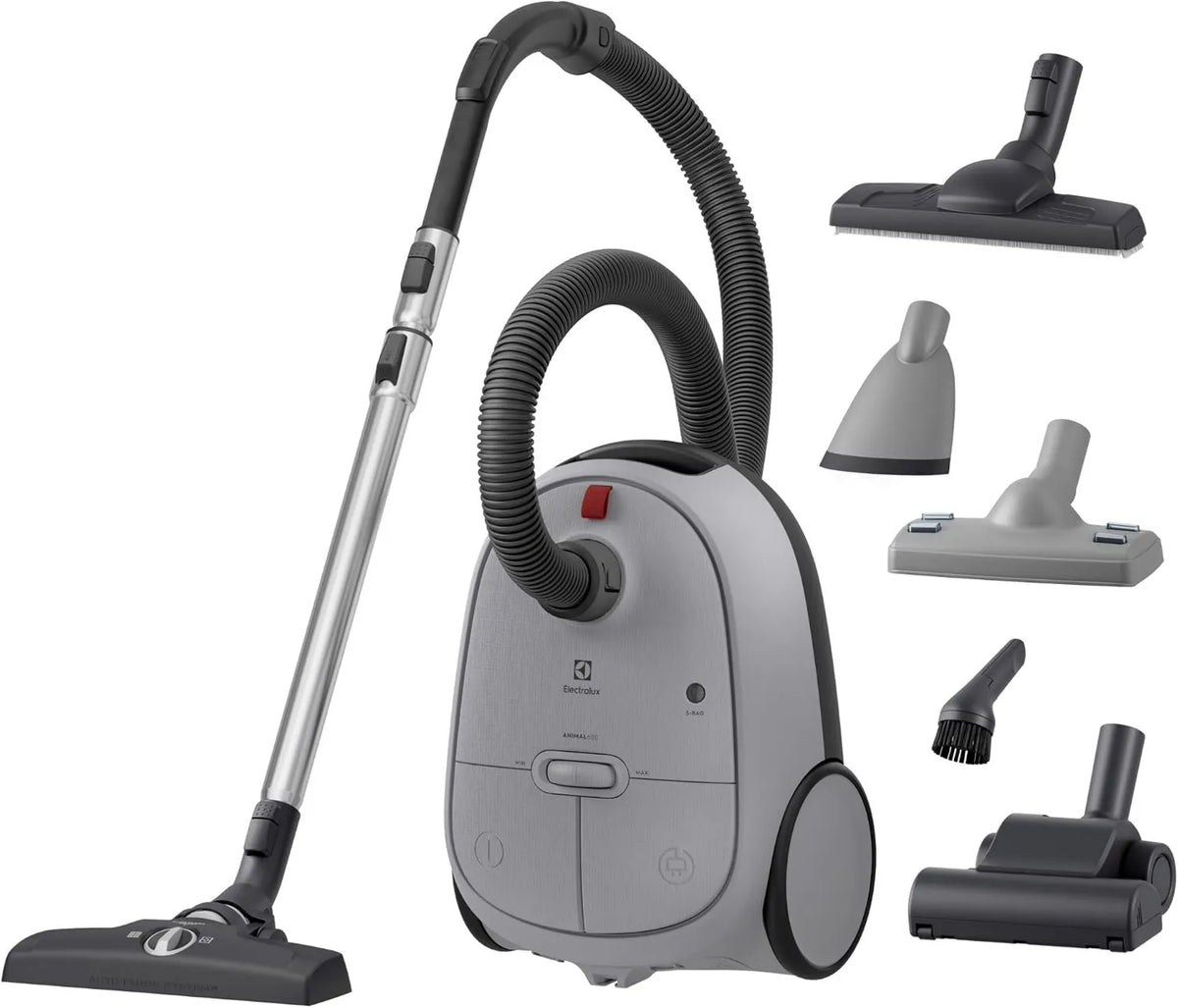 Electrolux odkurzacz tradycyjny, HEPA 12 12m Odkurzacz, higiena, szary, 1x Filtr Higiena Prasowalny, EB61A5UG, Cordon m XXL