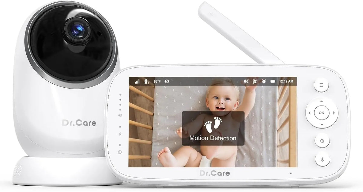 Dr.Care, 5000 mAh Babyphone, Monitor wideo dla dzieci, Wi-Fi